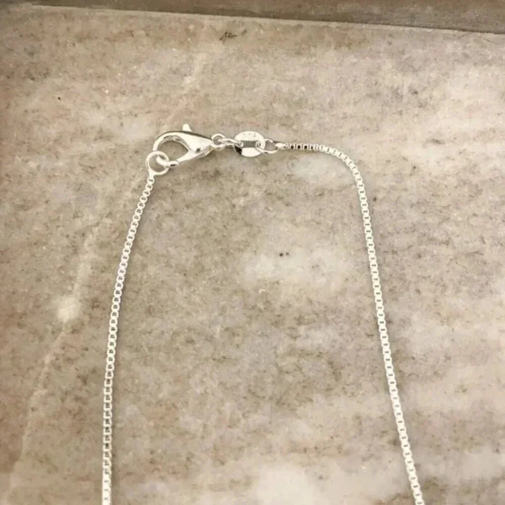 925 Sterling Silver Heart Pendant Necklace Heart Necklace
